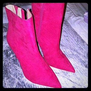 EXPRESS hot pink boots